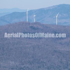 Mountains & Wind Farms, Maine Aerial Photos